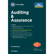 Taxmann's Auditing & Assurance for CA Intermediate May 2023 Exam [New Syllabus] by CA. Pankaj Garg